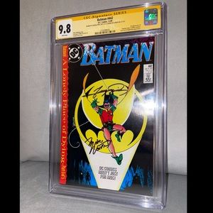 SOLD!! BATMAN 442 CGC 9.8 SS Signed GEORGE PEREZ & MARV WOLFMAN 1st Tim as Robin